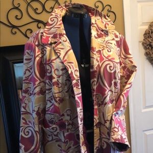 Lane Bryant light weight mid length trench